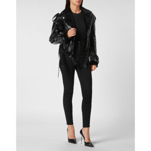 PHILIPP PLEIN Chaqueta de cuero