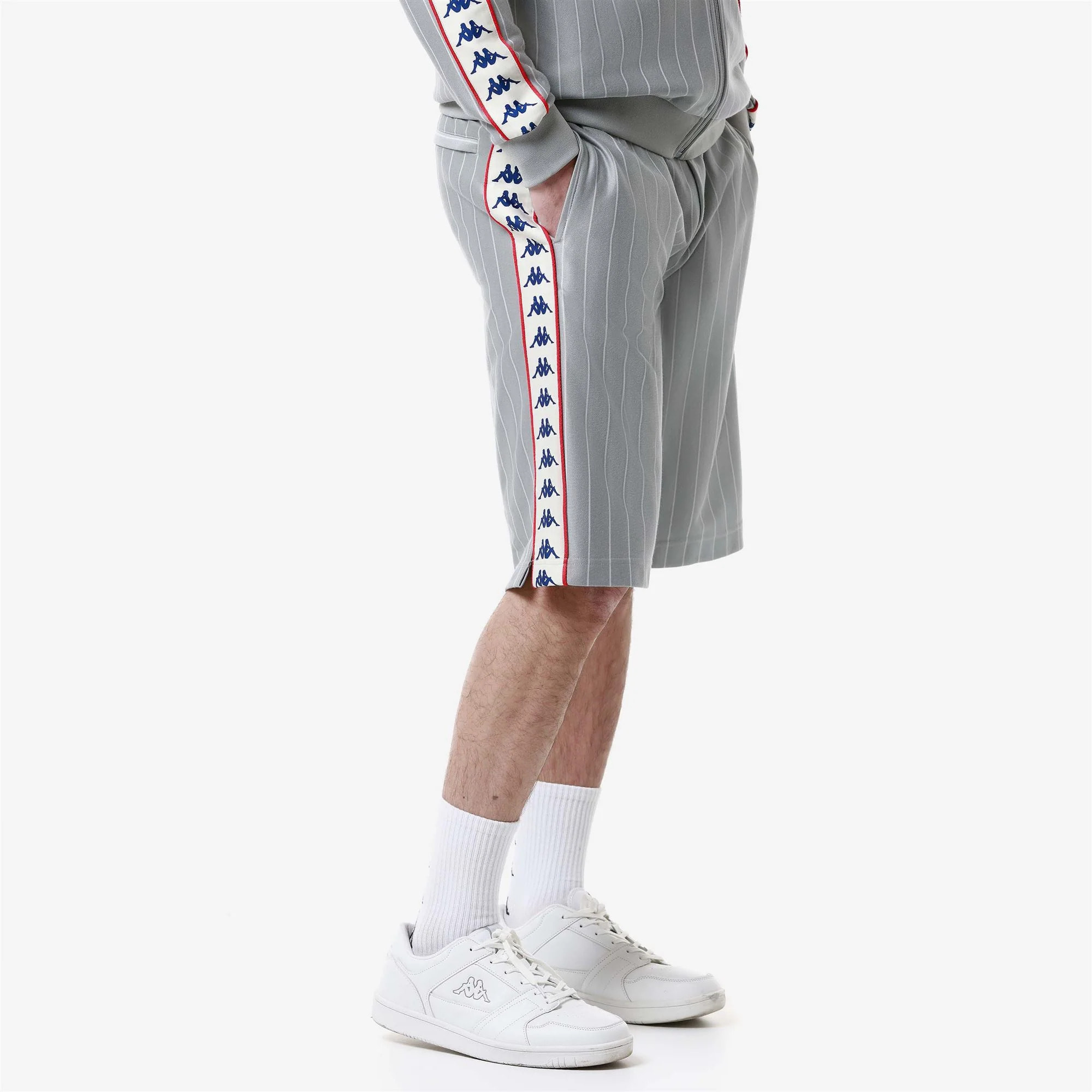 Kappa - Pantaloncini Uomo Grigio - 222 BANDA LULLO