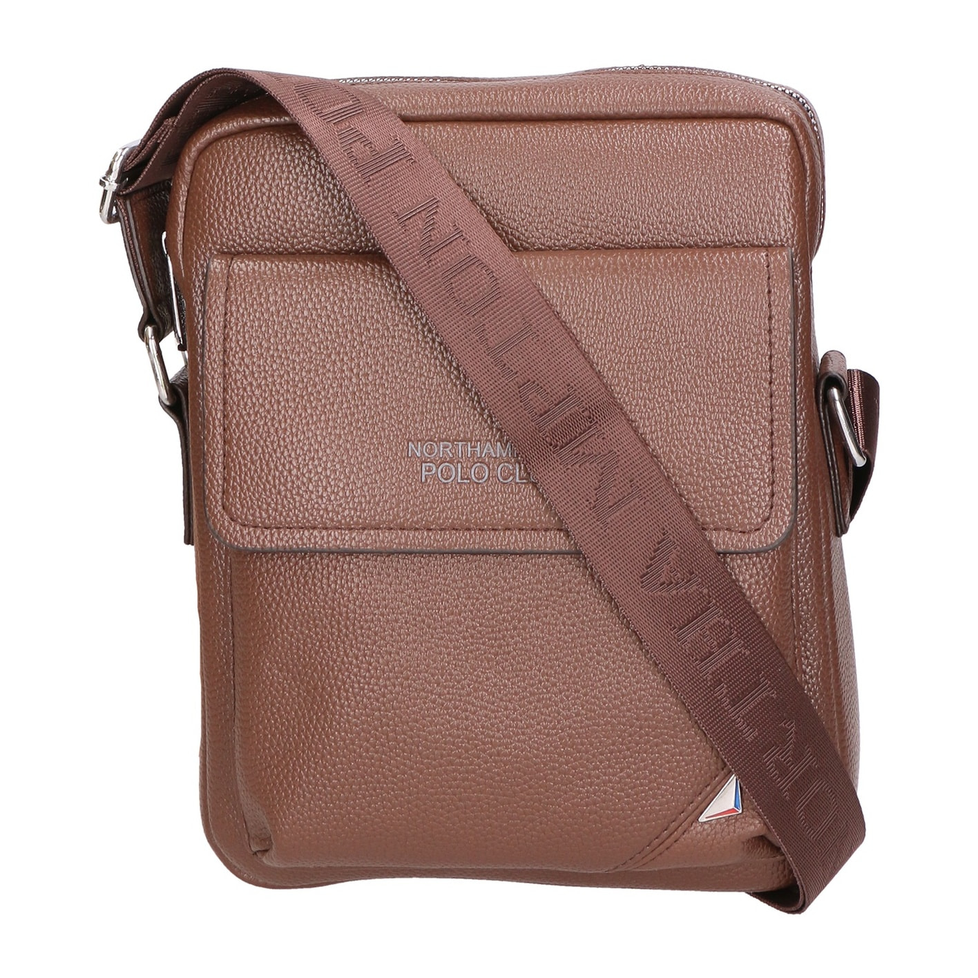 Borsa a tracolla uomo - Modello False - 100% pelle PU - 20.0 x 24.0 x 6.0 cm