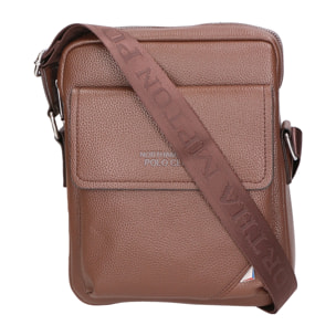 Borsa a tracolla uomo - Modello False - 100% pelle PU - 20.0 x 24.0 x 6.0 cm