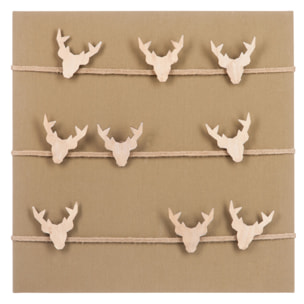 J-Line photophore Hiver - fer - rouille/brun
