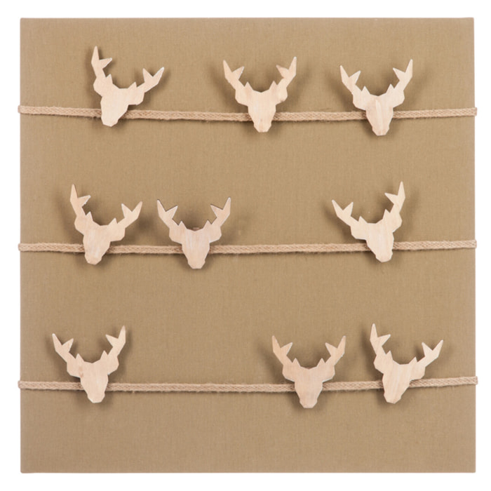 J-Line photophore Hiver - fer - rouille/brun