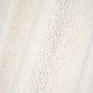 Rideau  - Effet peau lainée ultra doux - Ecru