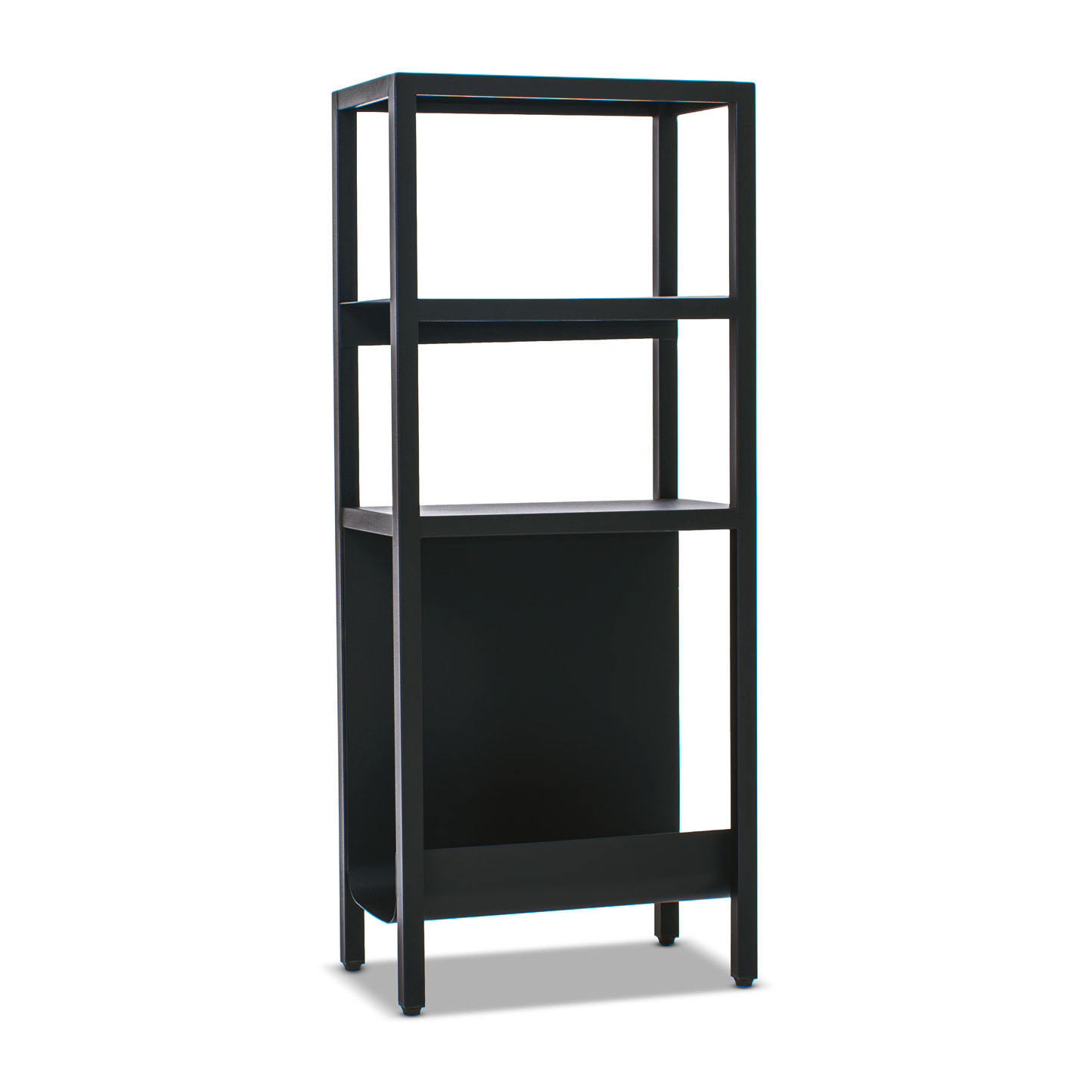 Bandha - Scaffale in metallo con 4 ripiani 85x35x20 cm