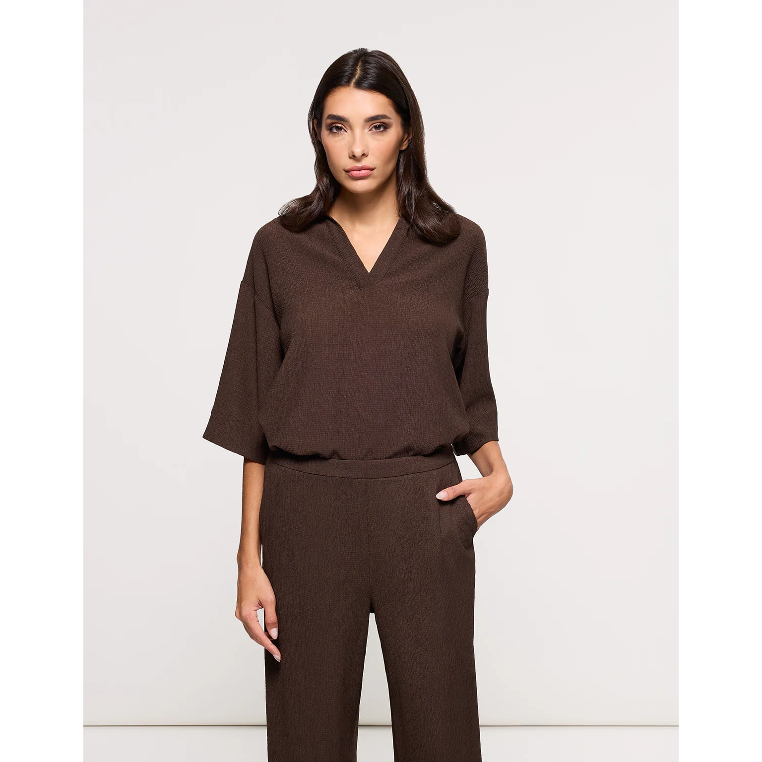 Pantalón Largo Marrón - Ponts