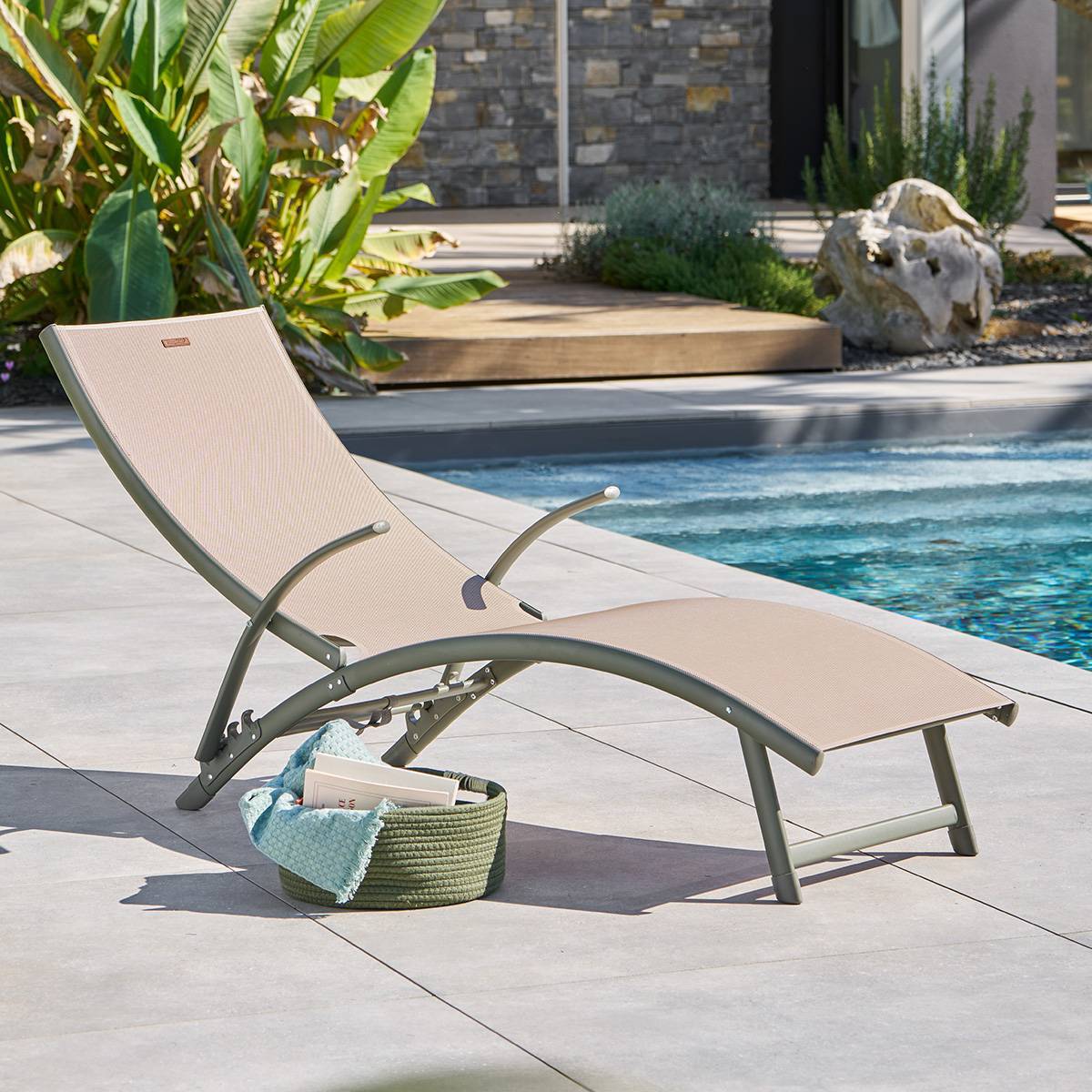 Transat Samba vert laurier/lin