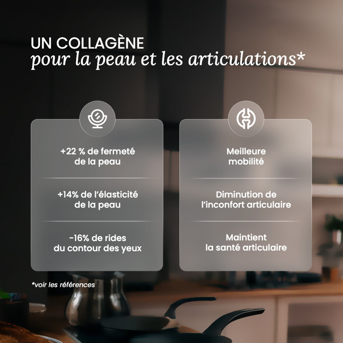 Nutri&Co Collagène Marin Type 1, 2 & 3 Peau & Articulations Goût Neutre - 540g