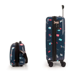 Juego de maletas infantiles ( cabina y neceser ) Plans con capacidad de 52,2 L