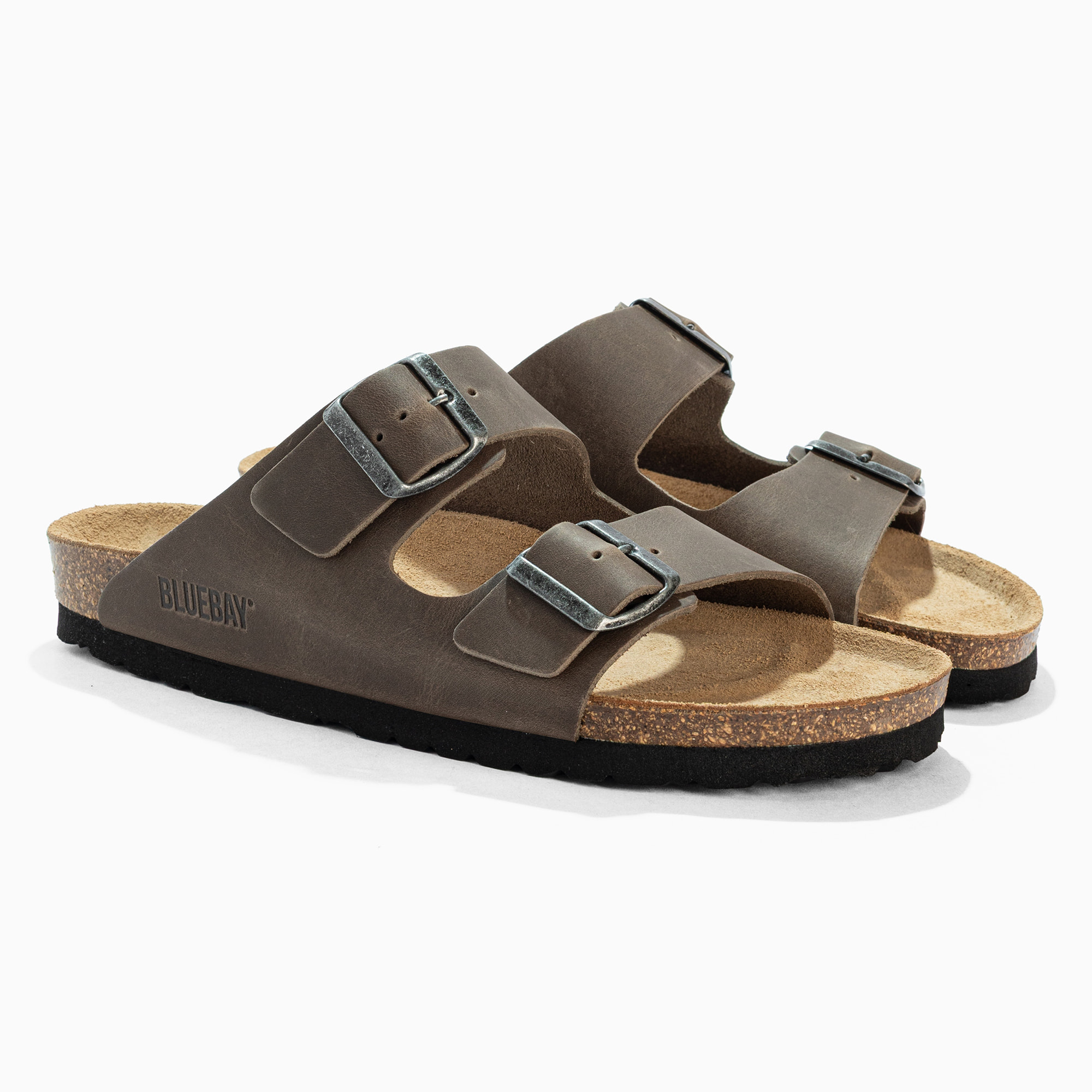 Bluebay - Sandales Aristote - cuir - marron