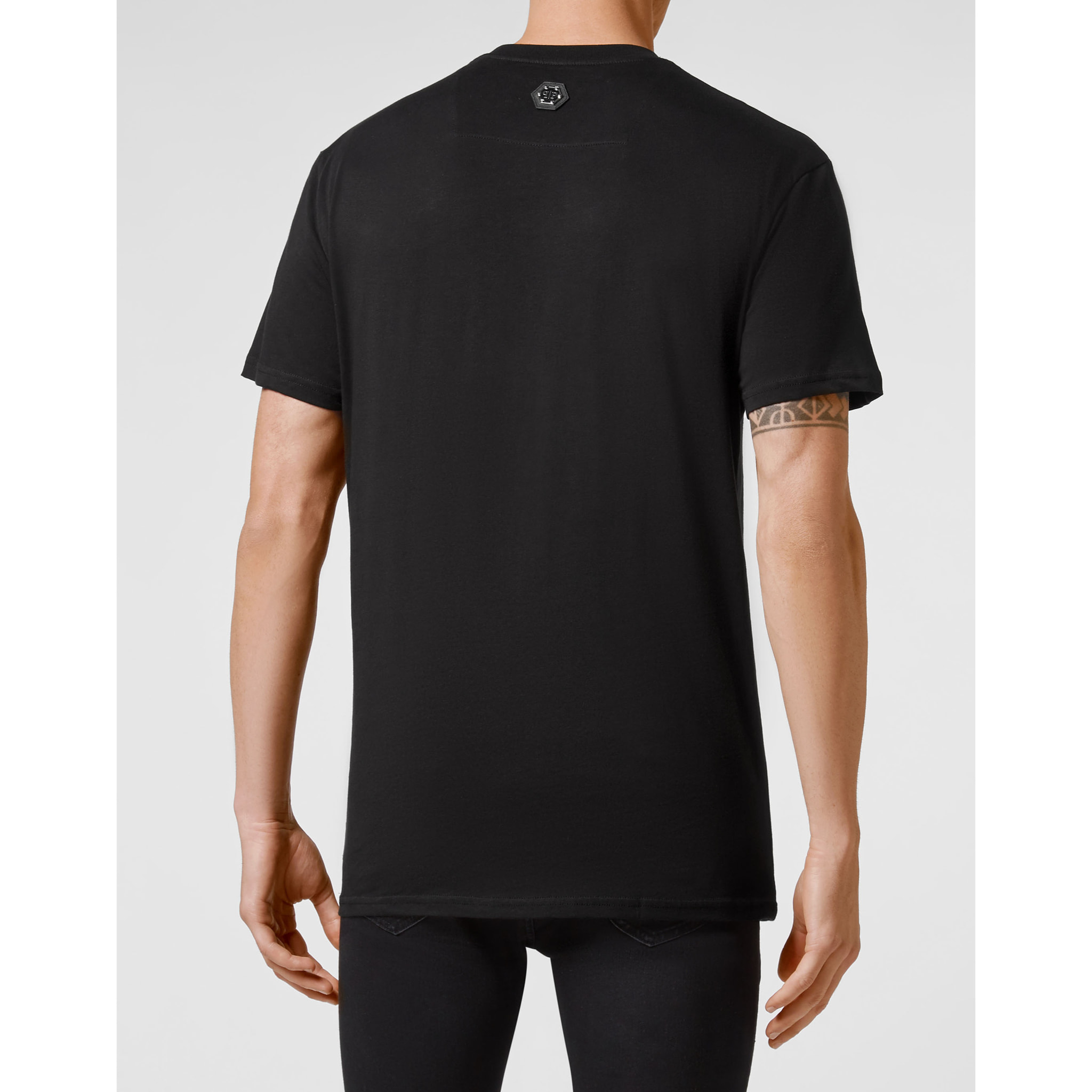 PHILIPP PLEIN Camiseta de cuello redondo y manga corta