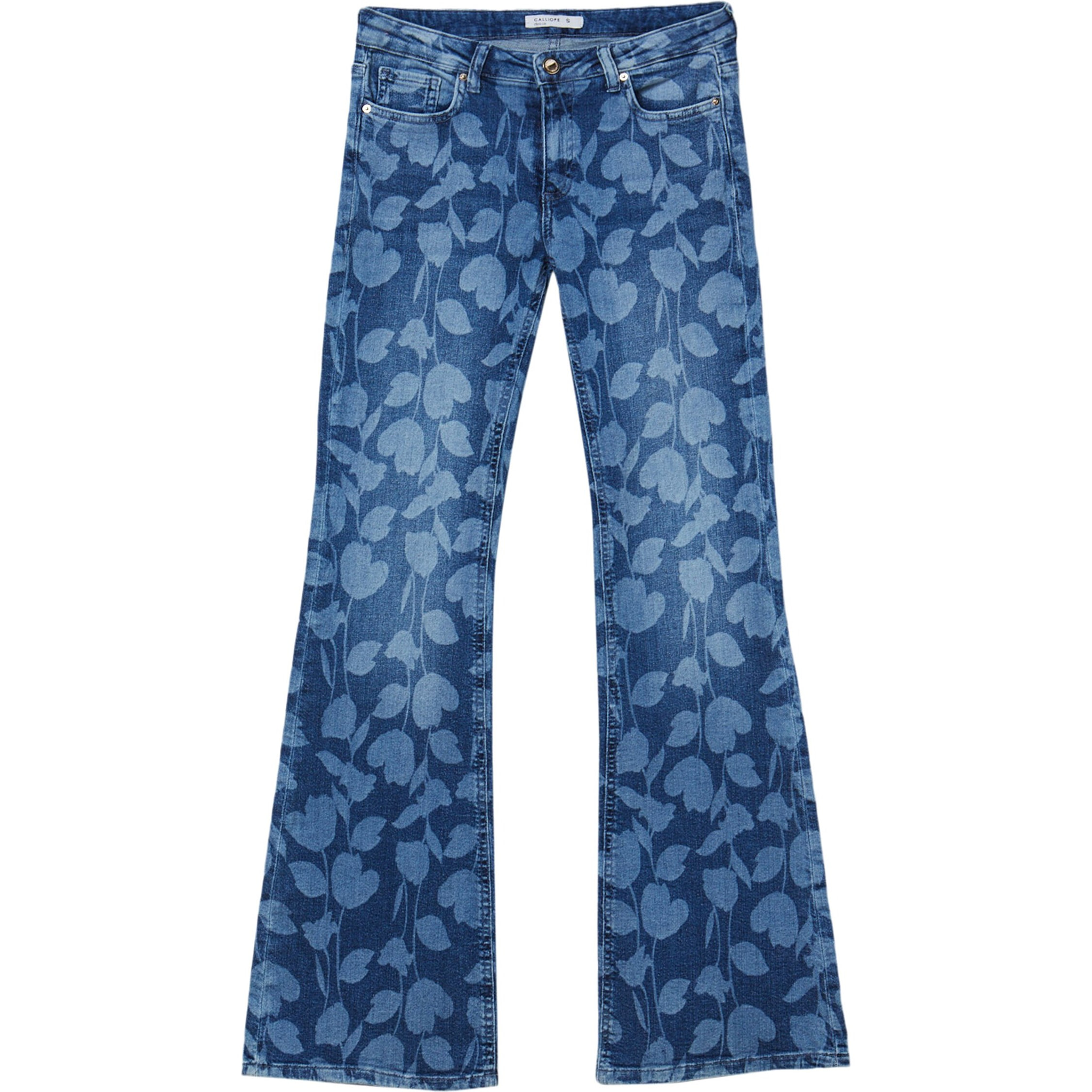 Jeans lungo fiori