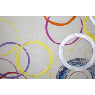 DIPINTO FLOATING CIRCLES OFFICINE 55 MULTICOLORE