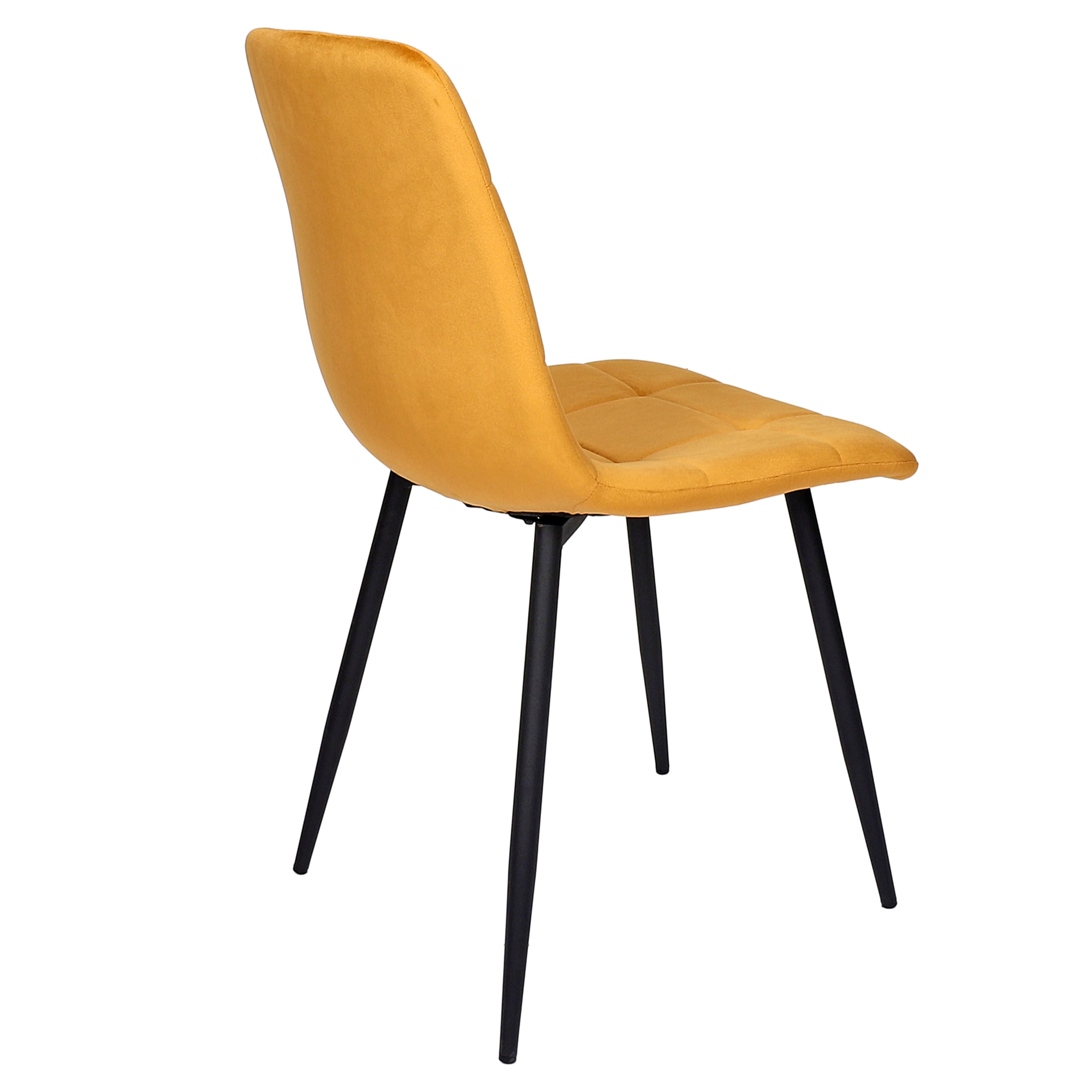 Chaise Mateo Jaune Moutarde - Lot De 4