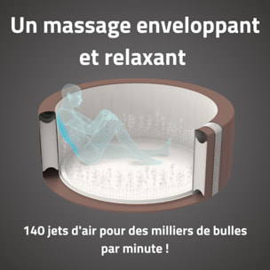 Bestway Spa gonflable rond Lay-Z-Spa Hawaii Smart AirJet EnergySense avec WiFi 4-6 personnes