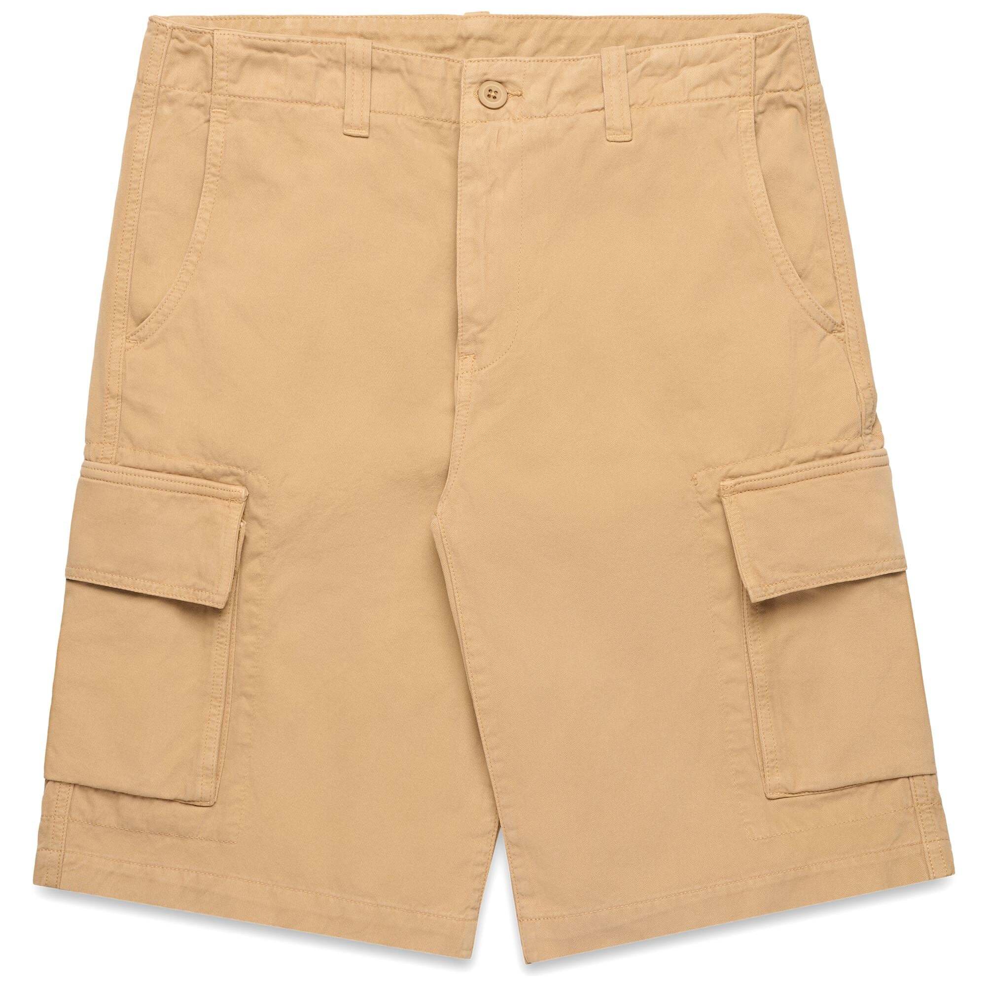 Kappa - Pantaloni Corti Uomo Beige - Zaskars