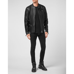 PHILIPP PLEIN Chaqueta Moto de cuero