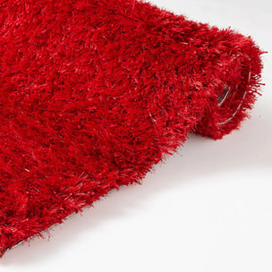 Tapis fait main Shaggy longues mèches Hago, 45 mm