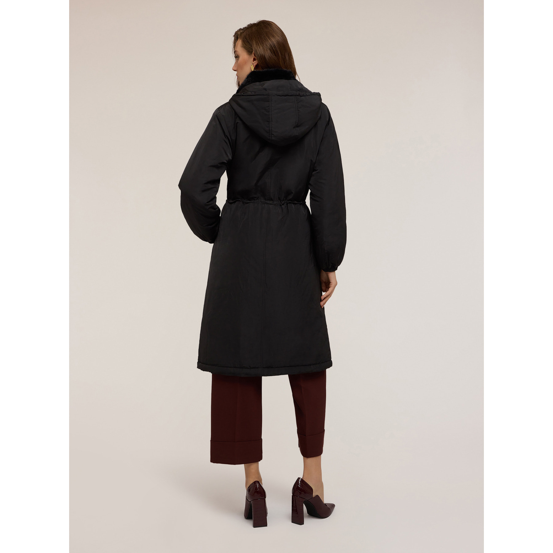 Motivi - Parka acolchado con capucha - Negro