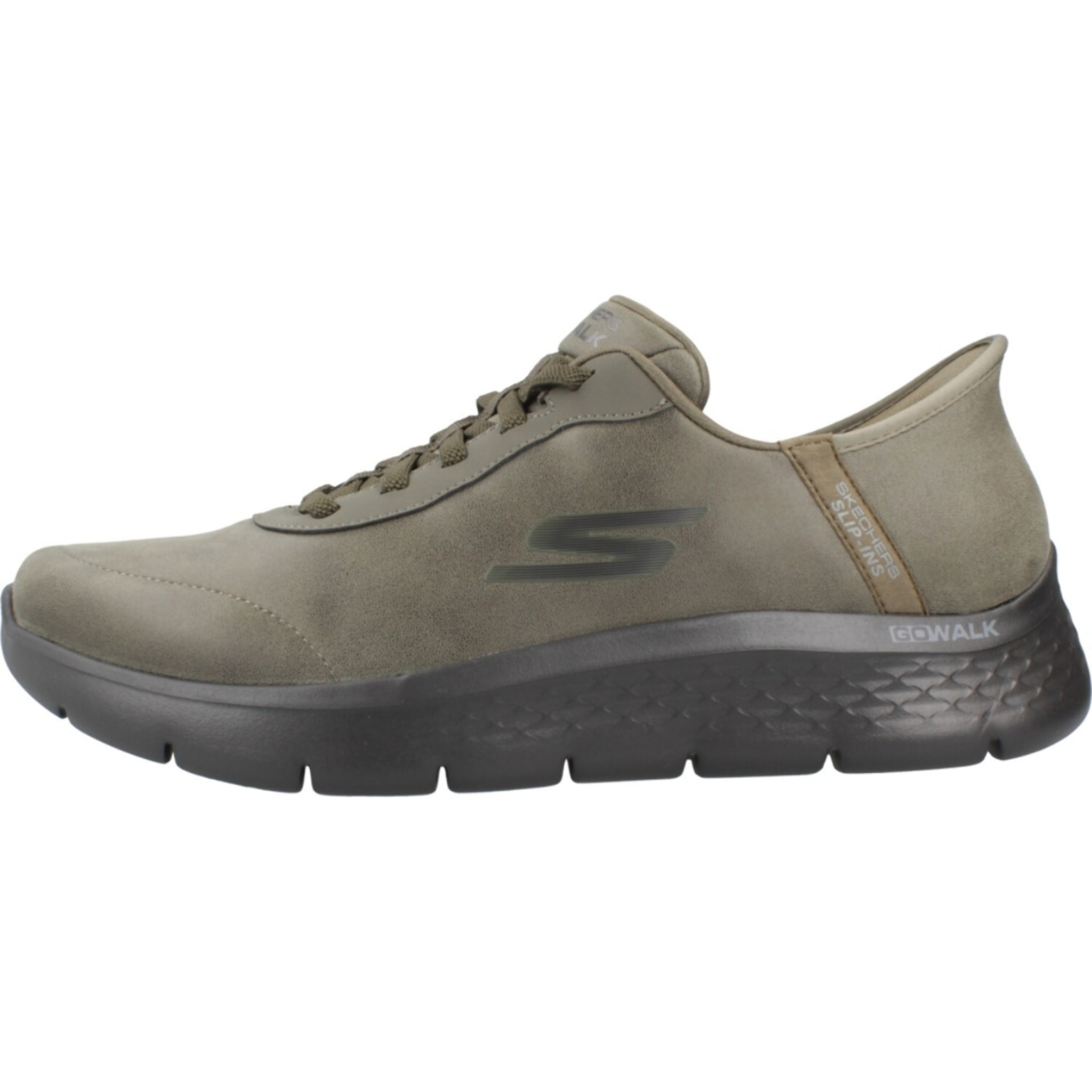 Sneakers De  Hombre Slip - Ins Go Walk Flex - Smoot Verde