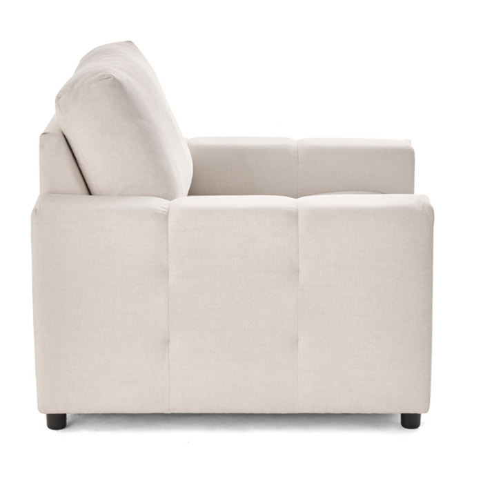 Crocus - fauteuil en tissu - Beige