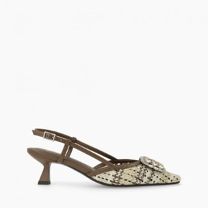 ZAPATOS DE SALÓN MARRONES A-CADIZ
