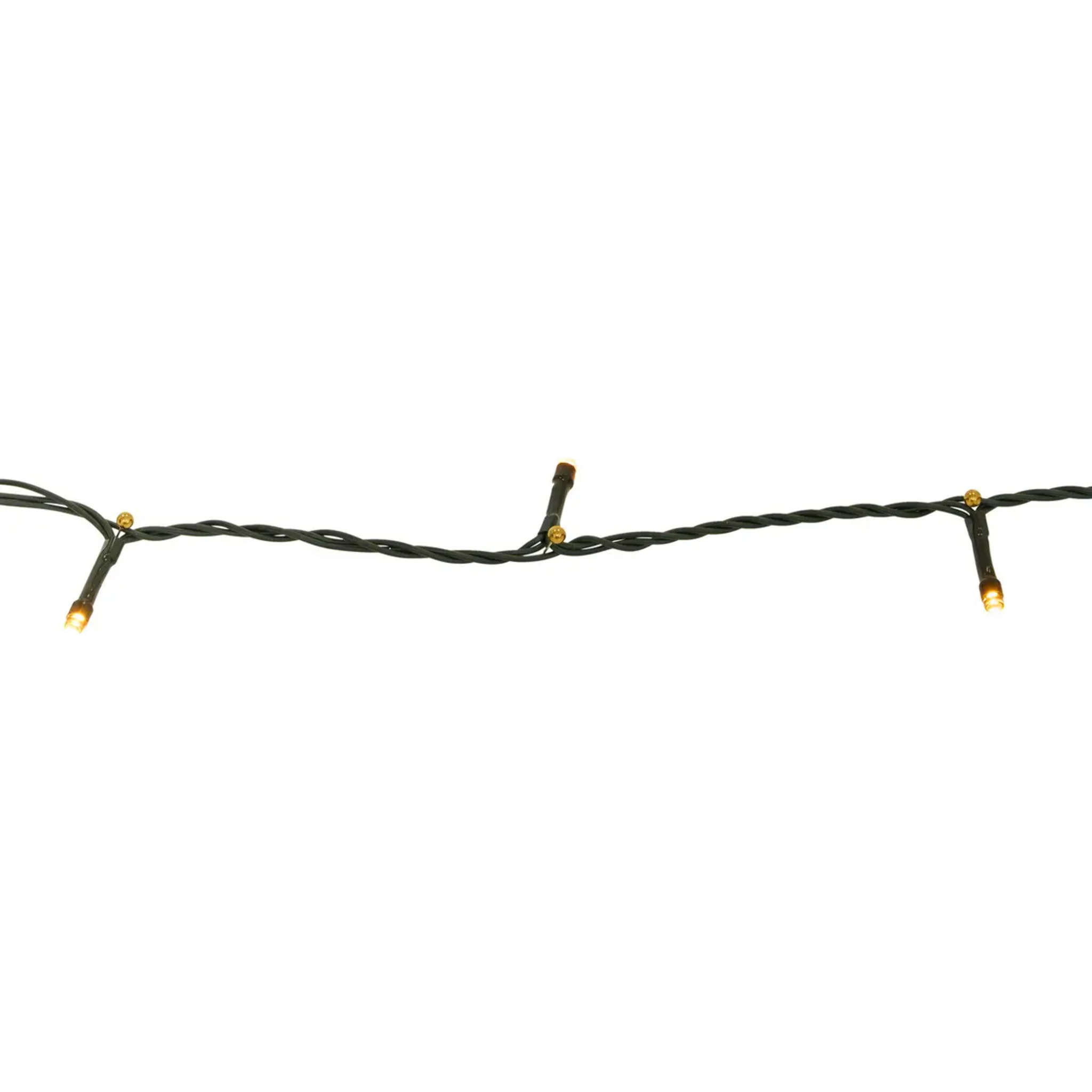 Guirlande lumineuse extérieure solaire 400 LED blanc chaud l.40m