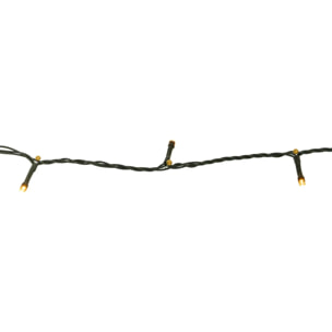 Guirlande lumineuse extérieure solaire 400 LED blanc chaud l.40m