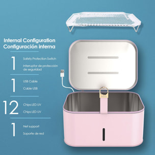 Sterilizzatore portatile a led ultravioletti