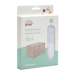 Mosquitera Universal Blanca para Cuna y MInicuna