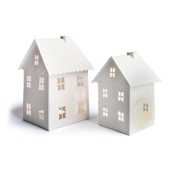 Lanterna Excelsa – Nordic Christmas, Ferro Bianco