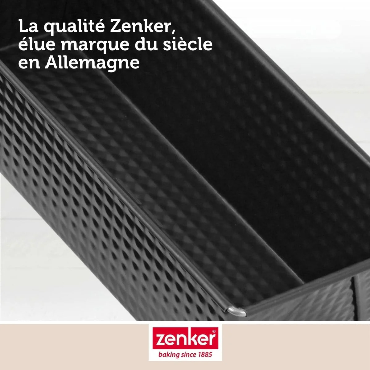 Moule à cake 25,5 cm Zenker Black Metallic