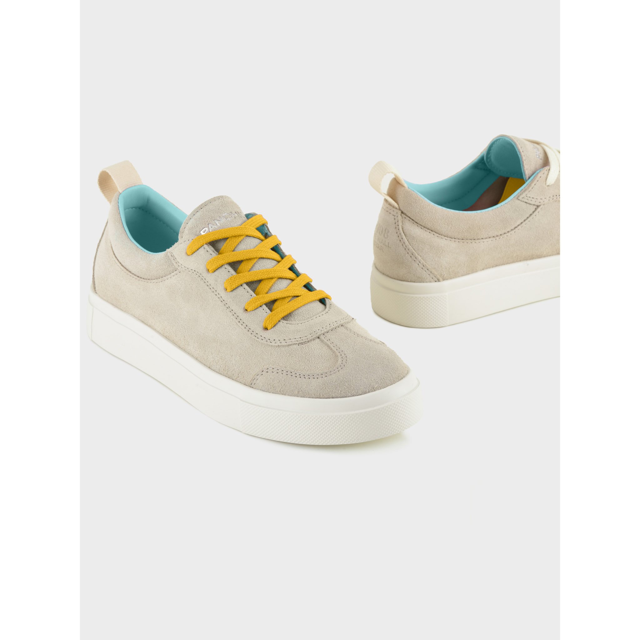 SNEAKER P08 UOMO IN SUEDE NEBBIA