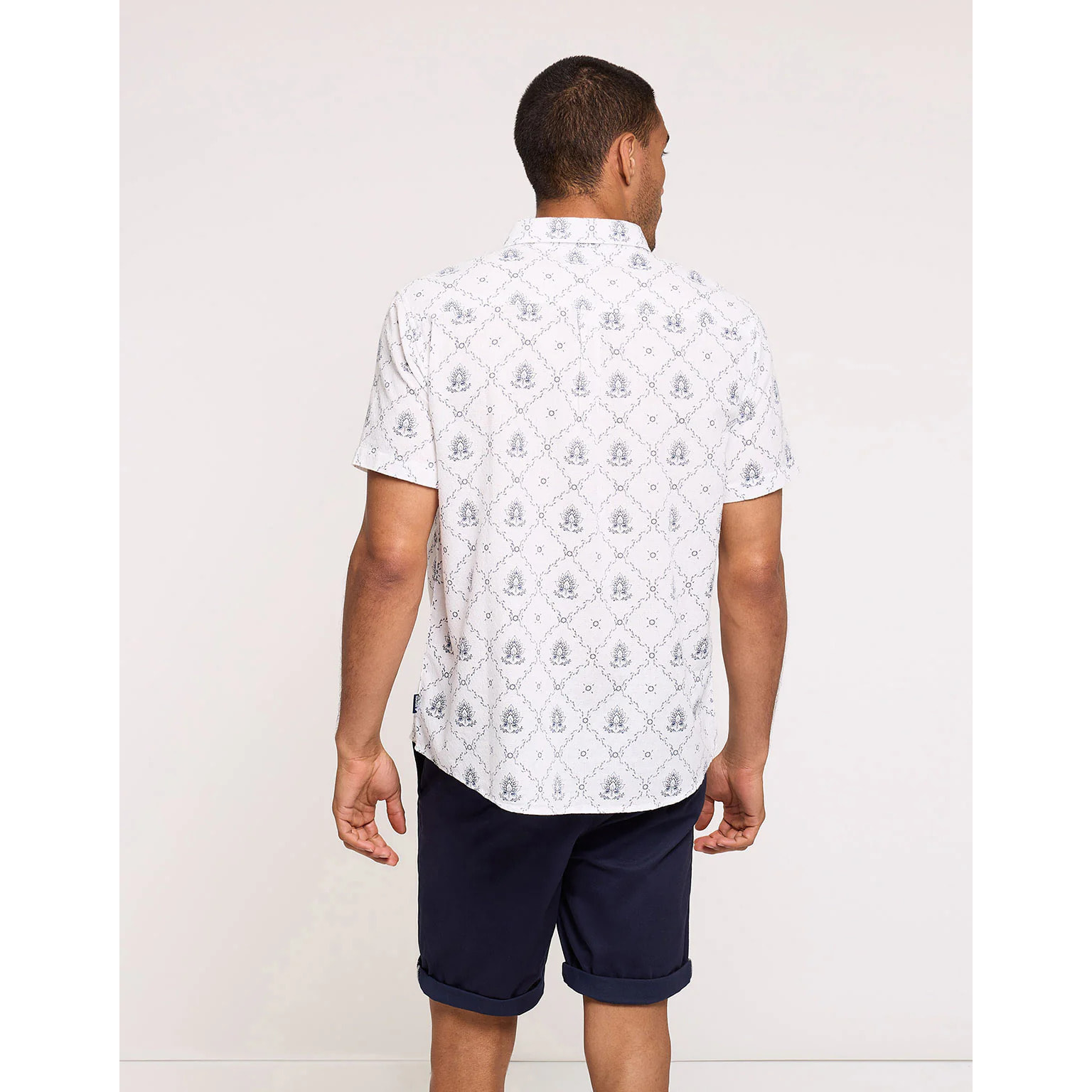 Camisa Manga Corta Beige - Naipes