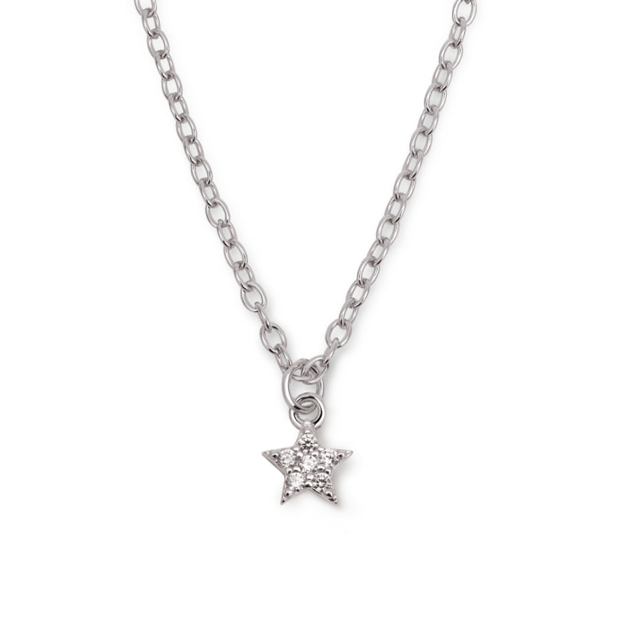 Collar Polaris Star Plata