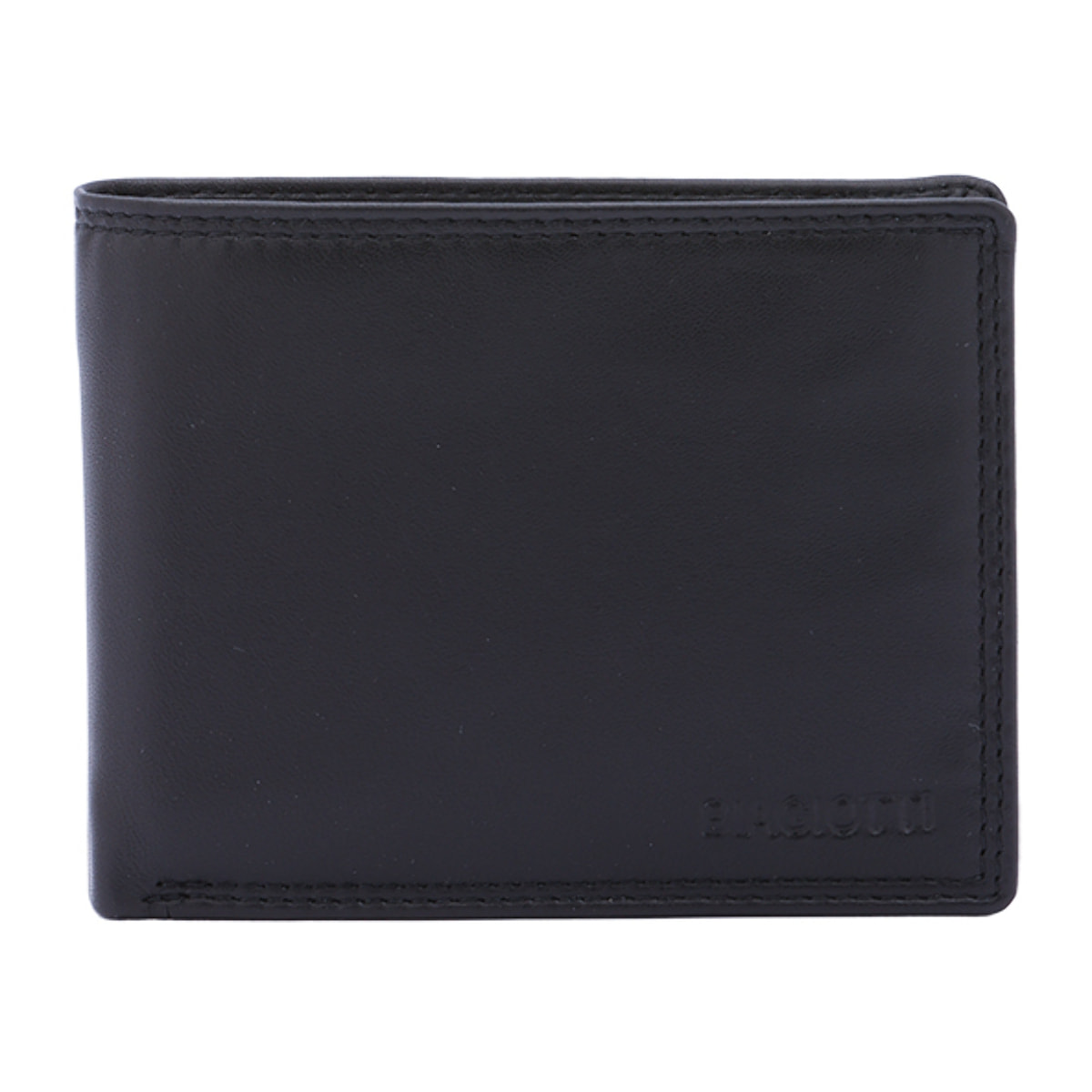 Portafoglio uomo in vera pelle - Modello Cavalier - Casual - 12.5 x 9.5 x 2.0 cm