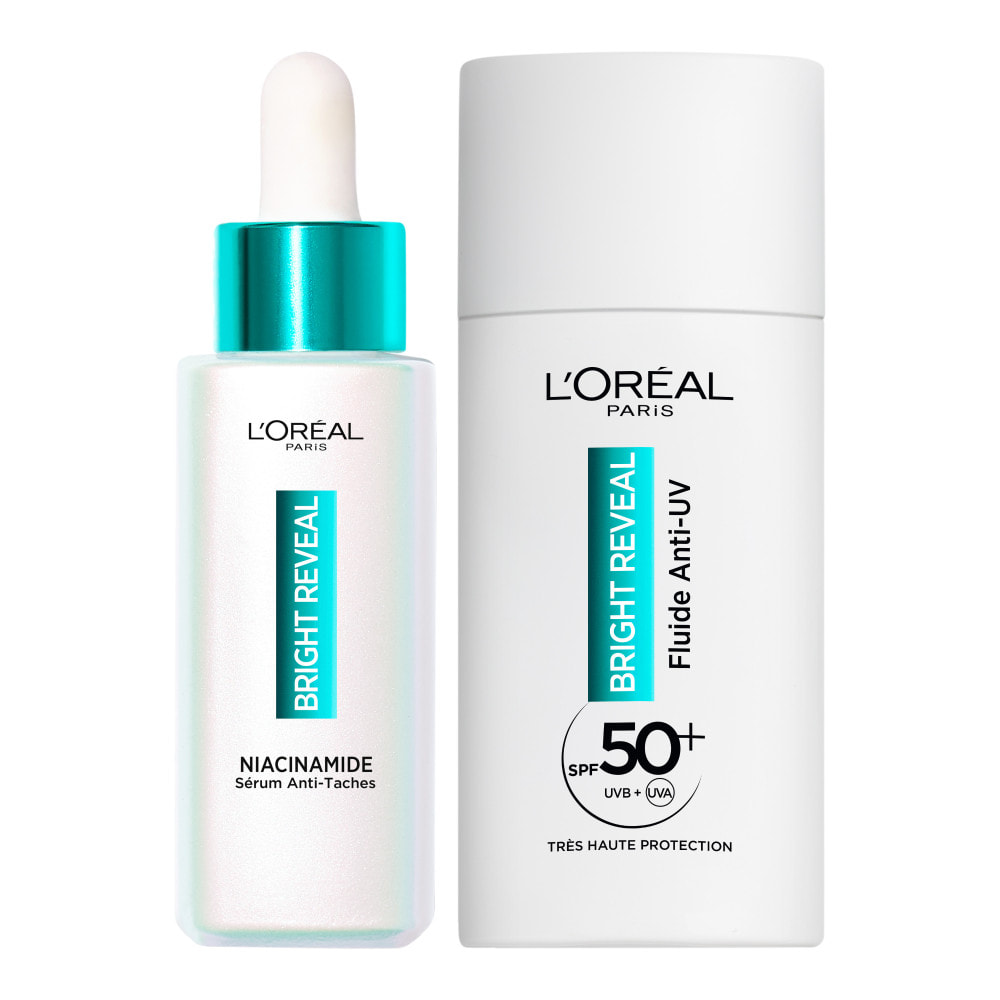 L'Oréal Paris Routine Visage Anti-Tache Sérum Niacinamide + Stick Anti-UV SPF50+