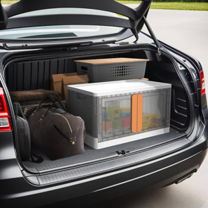 Boîte de rangement empilable 72L