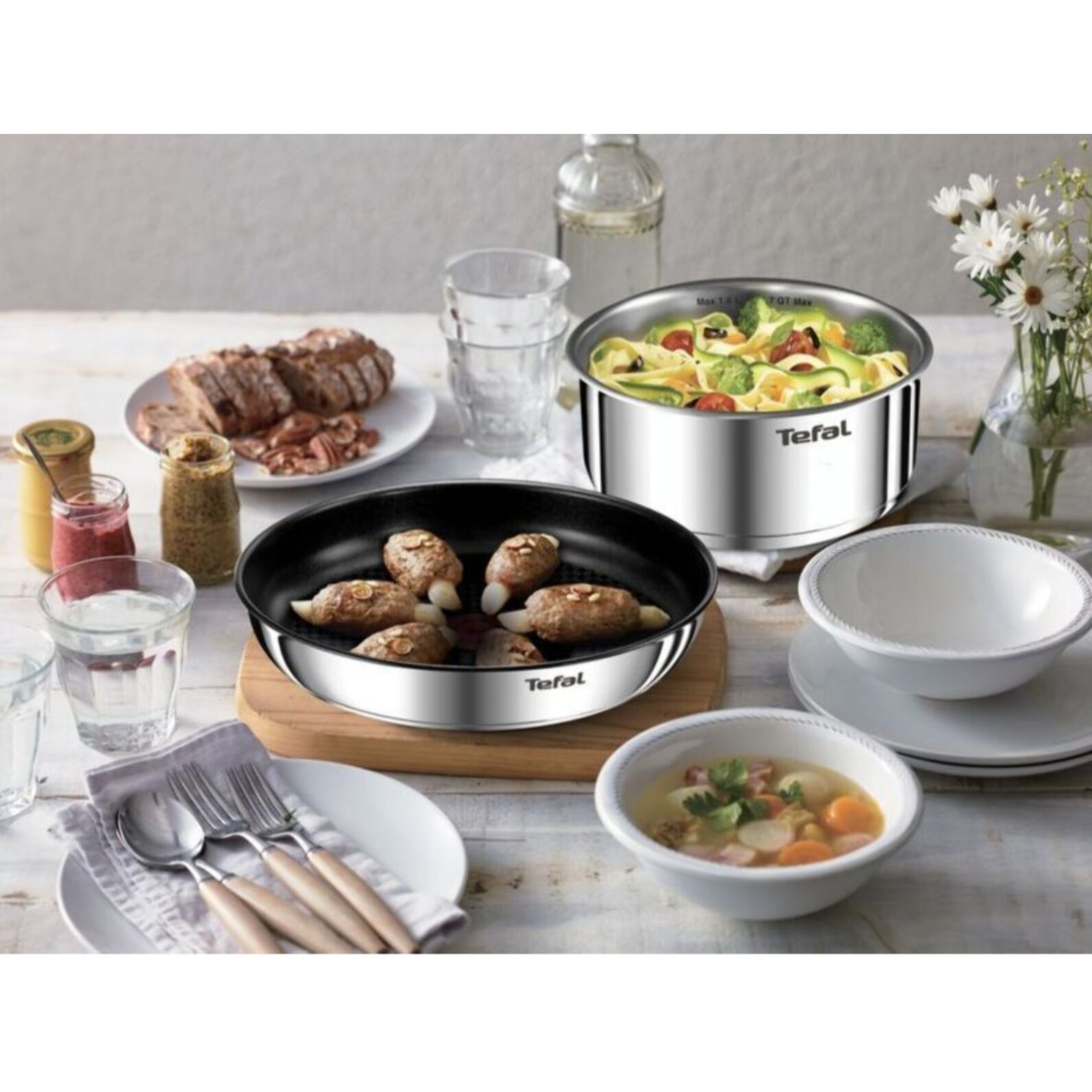 Batterie de cuisine TEFAL Ingenio Emotion 20pcs