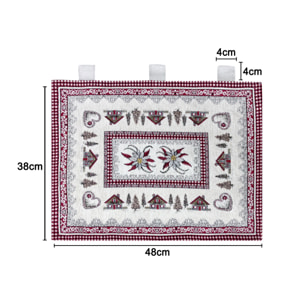 Copriforno Cucina Universale Cinigliato Copertura ProtezioneDecoarzione Forno Disegno MontBlanc