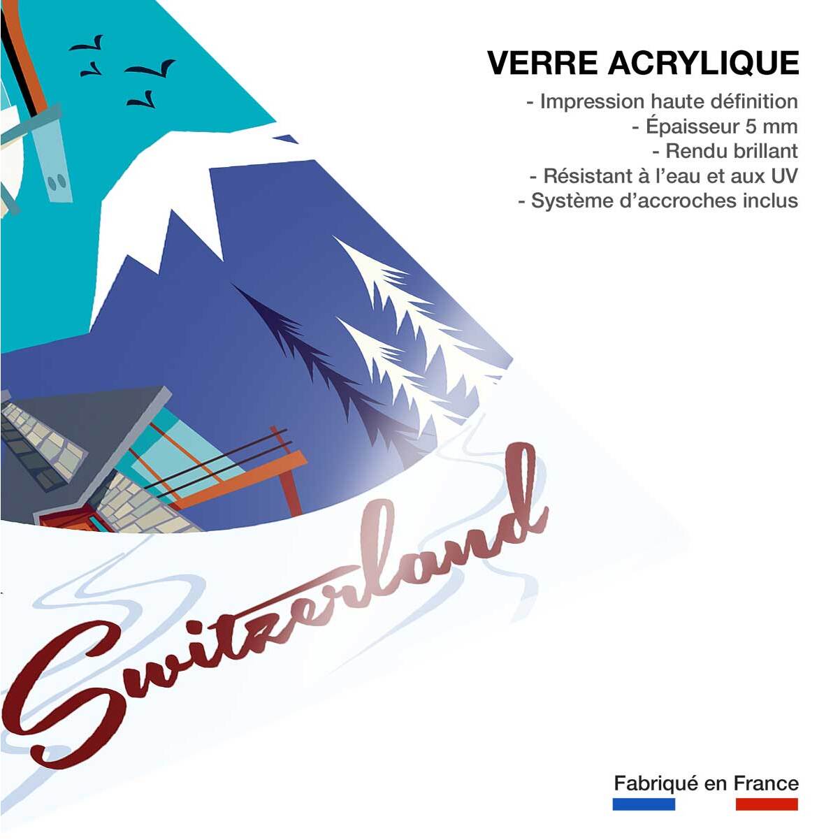 Tableau voyage en suisse Tableau plexiglas