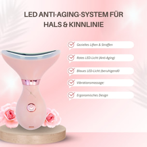 Escultor LED antiedad para cuello y mandíbula – Rosa