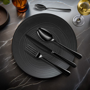 Clipper Noir - Ménagère 24 pièces