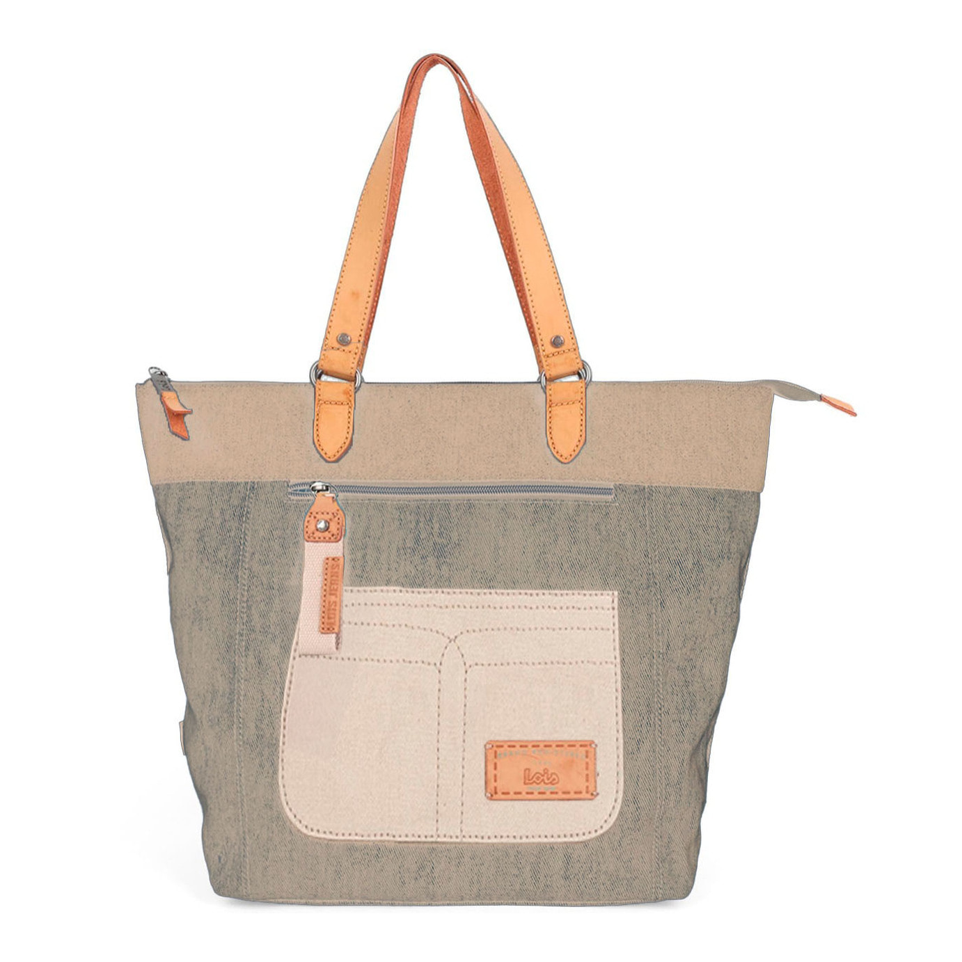 Bolso Hobo-Hombro Lois Abilene Beige