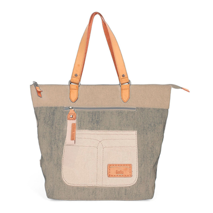 Bolso Hobo-Hombro Lois Abilene Beige