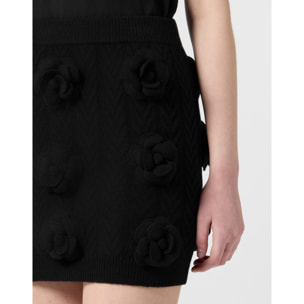 PHILIPP PLEIN Falda corta de punto ROSES
