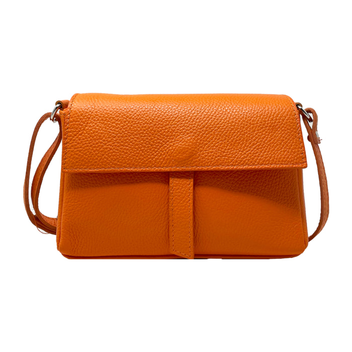Borsetta a Tracolla Clutch in Vera Pelle Made in Italy