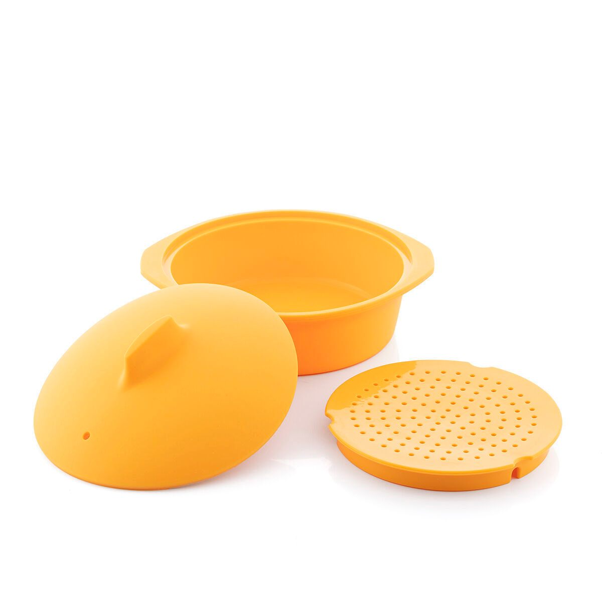 Cuiseur à Vapeur en Silicone Multifonction avec Recettes Silicotte InnovaGoods