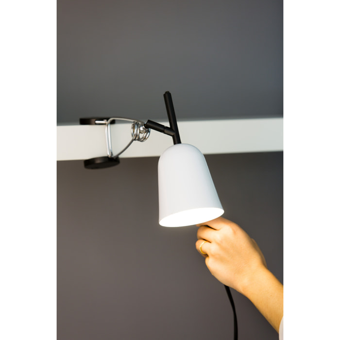 STUDIO Lampe avec pince blanche