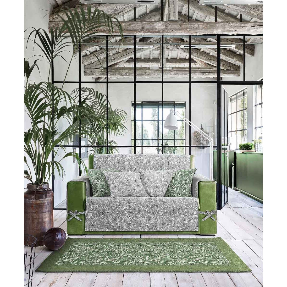 Tappeto Cucina Bagno Moderno Verde