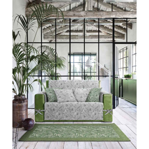 Tappeto Cucina Bagno Moderno Verde